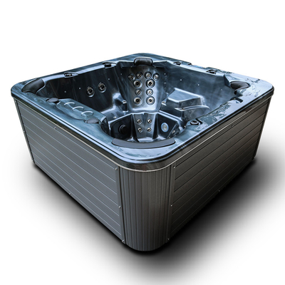 Grande baignoire extérieure acrylique de luxe de tourbillons de baquets chauds de station thermale pour 6-7 personnes