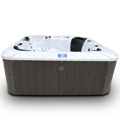 6 stations thermales hydrauliques acryliques extérieures de baquet chaud de station thermale de baignoire de massage de personne