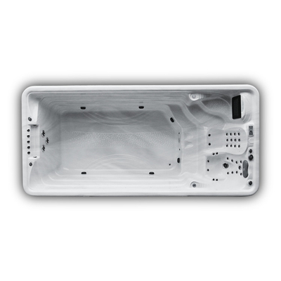 Station thermale extérieure de bain de massage de tourbillon de piscine sans fin acrylique de luxe de bain
