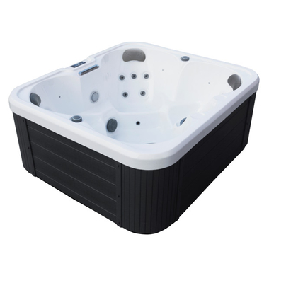 Pearl White 4 pose des baignoires de station thermale de tourbillon massent les baquets chauds extérieurs