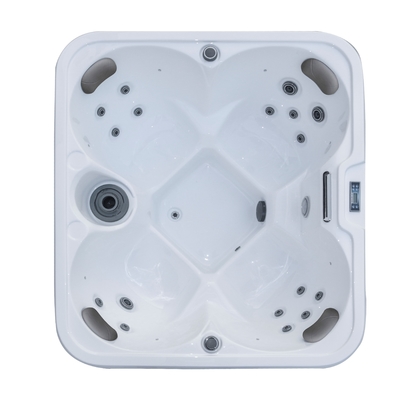 Pearl White 4 pose des baignoires de station thermale de tourbillon massent les baquets chauds extérieurs