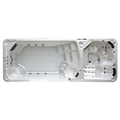 5,9 mètres station thermale extérieure de baquet chaud et de bain de massage hydraulique de luxe combinée