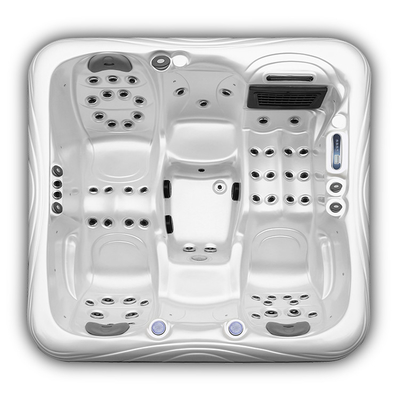 Le baquet chaud de massage de station thermale acrylique de Bath avec des jets d'air massent pour 5 personnes