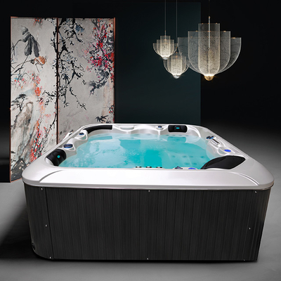 Massage acrylique Therapie bain à remous Spa Jacuzzi Bain pour la détente en plein air 5 personnes