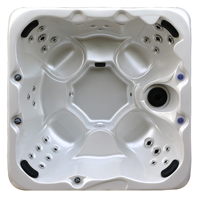 La fonction multi a mené la station thermale extérieure acrylique légère de baquet chaud de massage de station thermale pour 7 personnes