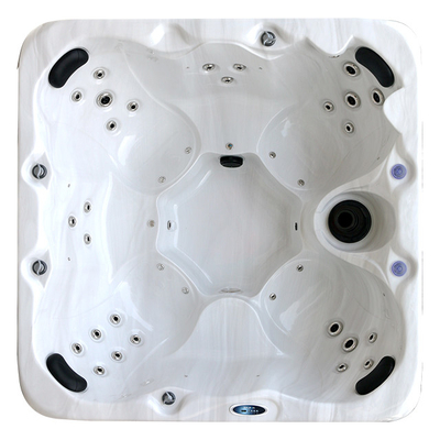 La fonction multi a mené la station thermale extérieure acrylique légère de baquet chaud de massage de station thermale pour 7 personnes