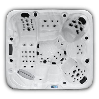 1 baquet extérieur portatif de station thermale de cascade de tourbillon de Mutil-Funtion de baignoire de salon avec 5 baquets chauds de sièges