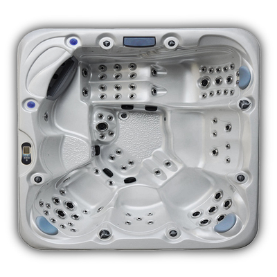 1 baquet extérieur portatif de station thermale de cascade de tourbillon de Mutil-Funtion de baignoire de salon avec 5 baquets chauds de sièges