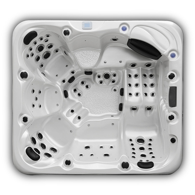 1 baquet extérieur portatif de station thermale de cascade de tourbillon de Mutil-Funtion de baignoire de salon avec 5 baquets chauds de sièges