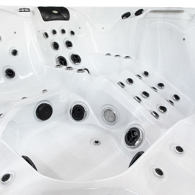 Baquet chaud de massage de station thermale hydraulique acrylique extérieure de baignoire pour la personne 6