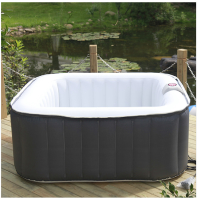 Baquet gonflable rond extérieur moderne de station thermale de baquet chaud de jardin de 4 personnes