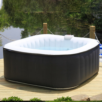 Baquet gonflable rond extérieur moderne de station thermale de baquet chaud de jardin de 4 personnes