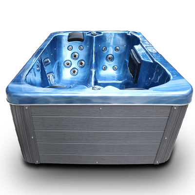 3 baquet chaud de massage de personne de tourbillon extérieur acrylique de la baignoire 1800L