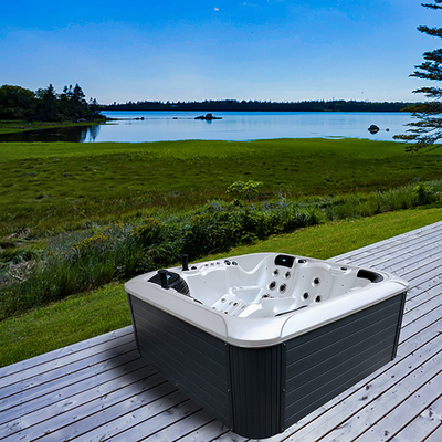 Massage acrylique Therapie bain à remous Spa Jacuzzi Bain pour la détente en plein air 5 personnes