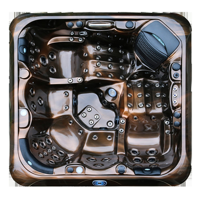 Baquet chaud mené coloré de station thermale extérieure acrylique libre de massage de lumière