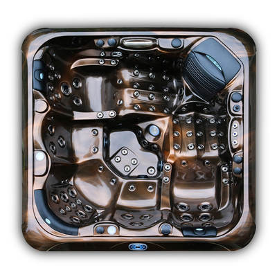 Tourbillon de marbre blanc de baignoire de massage de système de contrôle de Balboa d'acrylique de baquet chaud de personnes de M-780D 5
