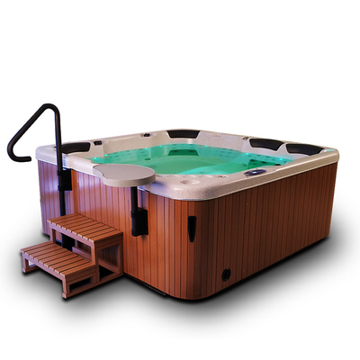 Baignoire extérieure libre acrylique de station thermale de tourbillon de baquet chaud de massage de 6 personnes avec 3 sièges et 3 canapés