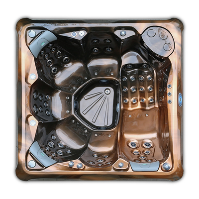 6 baquets chauds acryliques en gros de massage hydraulique extérieur de famille de personne