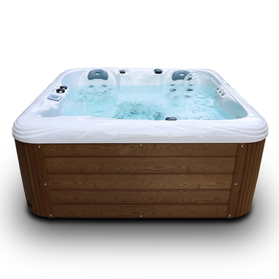 Baignoire de trempage extérieure de station thermale de 4 baquets chauds de sièges avec Bluetooth sans fil