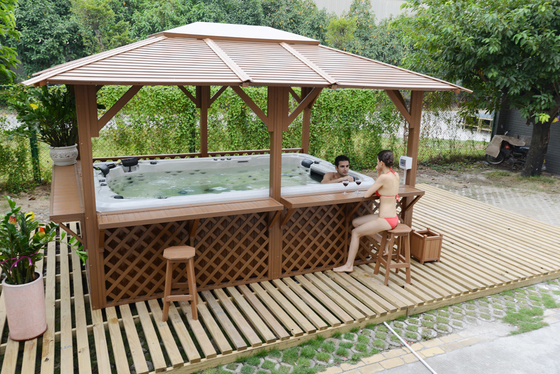 Piscine de natation de station thermale de tourbillon extérieur de station thermale d'hôtel de 8 personnes