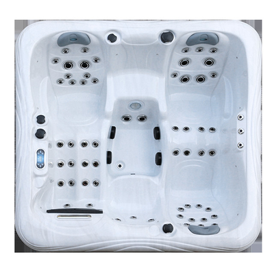 Jacuzzi extérieur Massage acrylique Spa baignoire pour 4 personnes pour une hydrothérapie relaxante