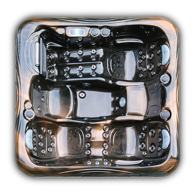 baignoire acrylique de massage de tourbillon de personnes du baquet chaud 4 de 2m pour extérieur