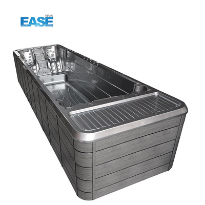 Piscine acrylique à 35 jets avec bain à remous extérieur et piscine de spa de nage sans fin