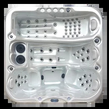American Balboa Control 4 Person Hot Tub with Whirlpool Massage and Hydro Massage est une baignoire thermale américaine pour 4 personnes.