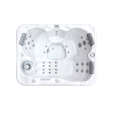 Hydrothérapie acrylique Whirlpool Massage Spa baignoire chaude pour 4 personnes pour la détente en plein air