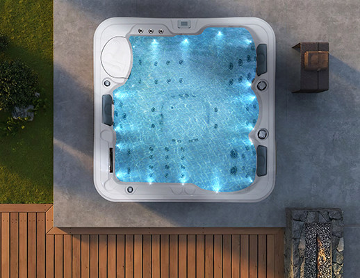 Conception de baignoire de massage portable pour 4 personnes