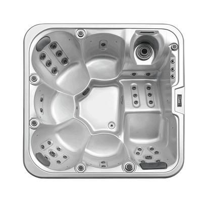 Spa de bain à remous en plein air en acrylique sur mesure Spa extérieur Jacuzzi pour 6 personnes Spa de massage Bain à remous avec lumière LED