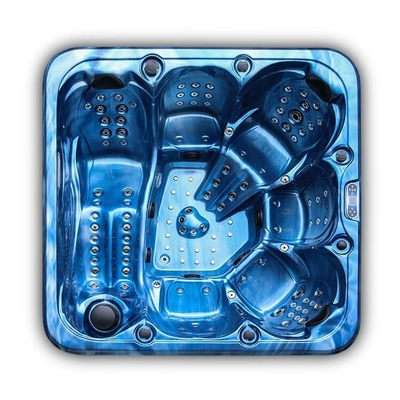 Piscine thermale de luxe pour 6 personnes Piscine thermale acrylique extérieure avec fonction de massage Piscine thermale pour la famille