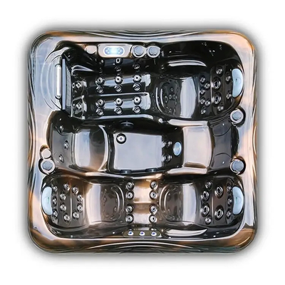 Cuve thermale thermale hydrothérapeutique pour 4 personnes avec un chauffage de 3 kW et une tension de 110v/60Hz