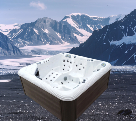 Piscine de spa extérieure hydrothérapie sauna massage bain à remous avec système de chauffage