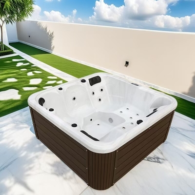 Fabrique de spa OEM Massage pour 5 personnes Jacuzzi en extérieur avec système de nettoyage automatique