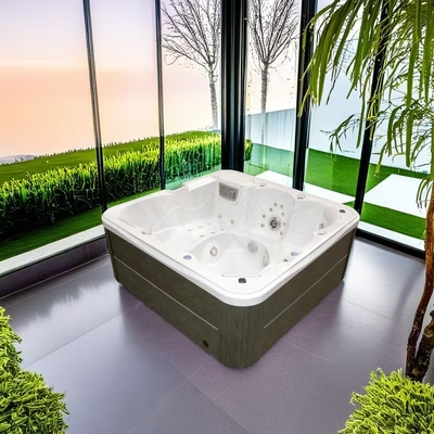 Bain à remous acrylique 6 personnes Massage extérieur bain à remous pour la fête de loisirs en famille