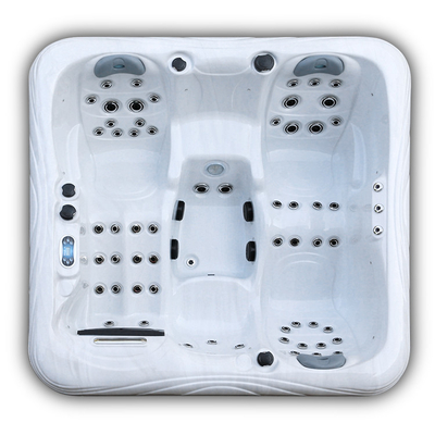 Baquet chaud de massage de contrôle de Balboa de station thermale libre hydraulique de baignoire pour 4 personnes