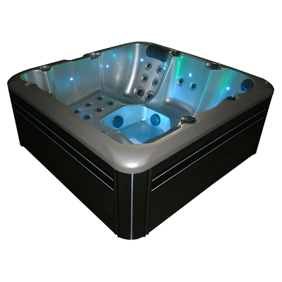 Baignoire acrylique 1900*1900*800mm extérieur de station thermale de baquet chaud de massage du tourbillon 3KW
