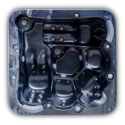 5 stations thermales extérieures combinées acryliques de baquet chaud de massage de partie d'hôtel de personne et comparer