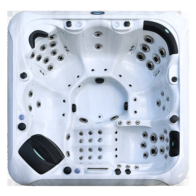6 baquets chauds de tourbillon de personne de massage de station thermale hydraulique extérieure acrylique de baignoire