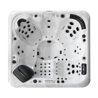 Baquet chaud de massage de station thermale hydraulique acrylique extérieure de baignoire pour la personne 6